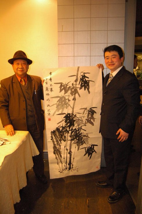 著名书画家苏林先生赠作品