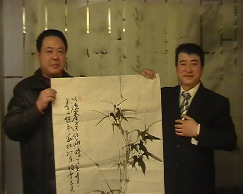 著名书画家苏林先生赠作品