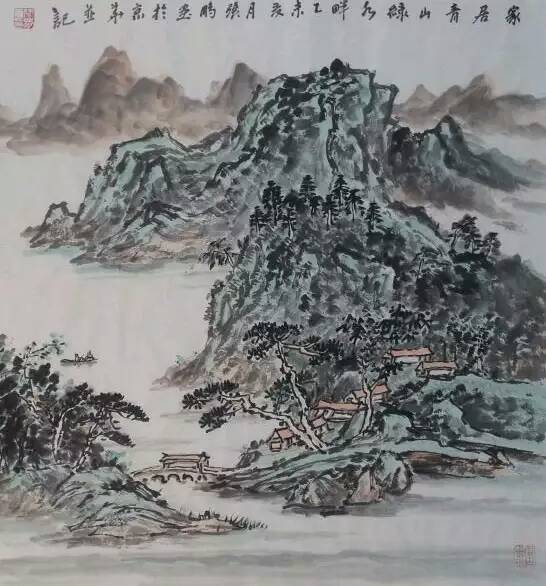 张鹏山水画家国画家张鹏5000元平方尺