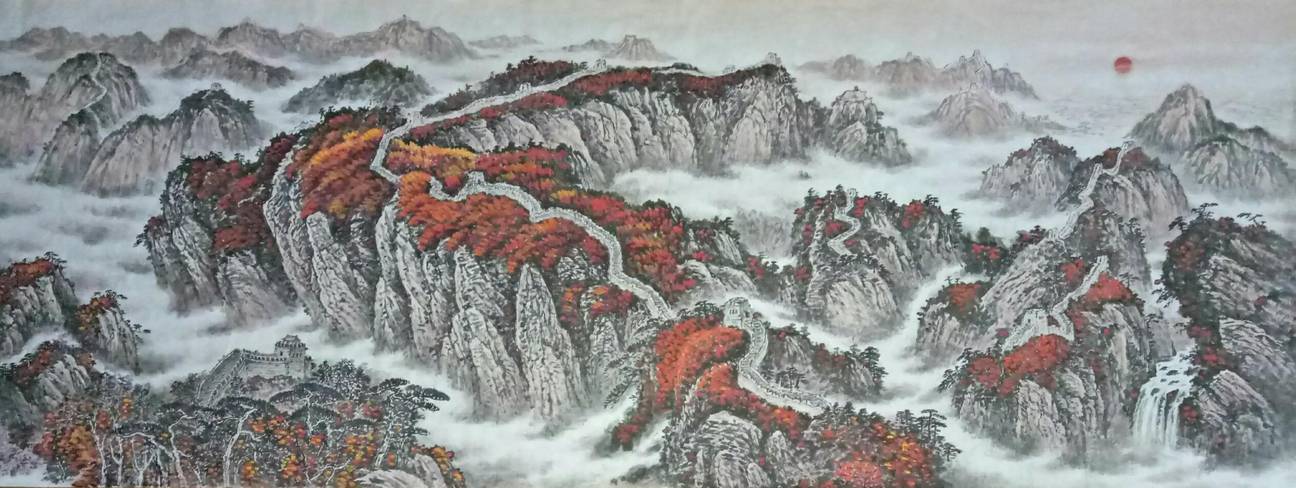 张鹏山水画家国画家张鹏5000元平方尺